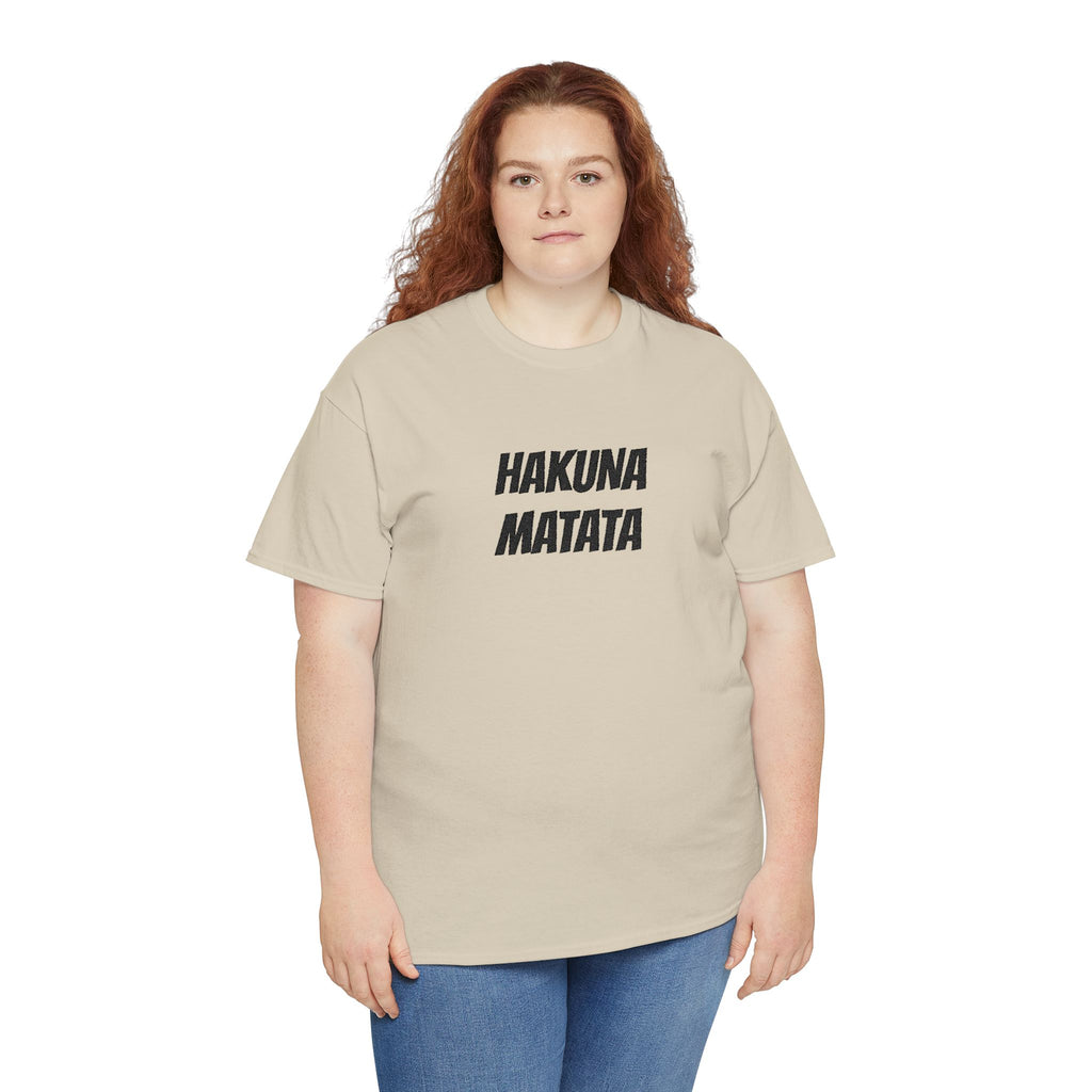 Hakuna Matata Tee — Relaxed Positive Quote T‑Shirt