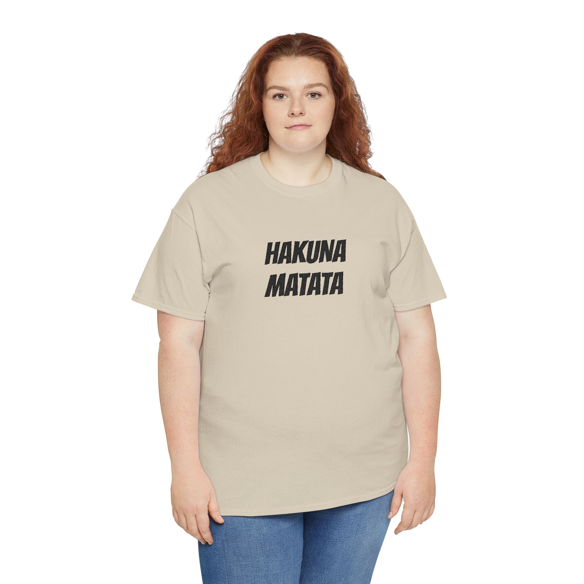 Hakuna Matata Tee — Relaxed Positive Quote T‑Shirt