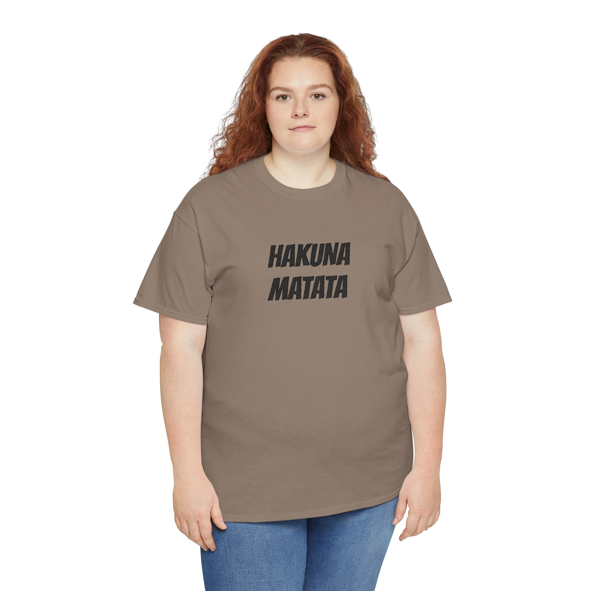 Hakuna Matata Tee — Relaxed Positive Quote T‑Shirt