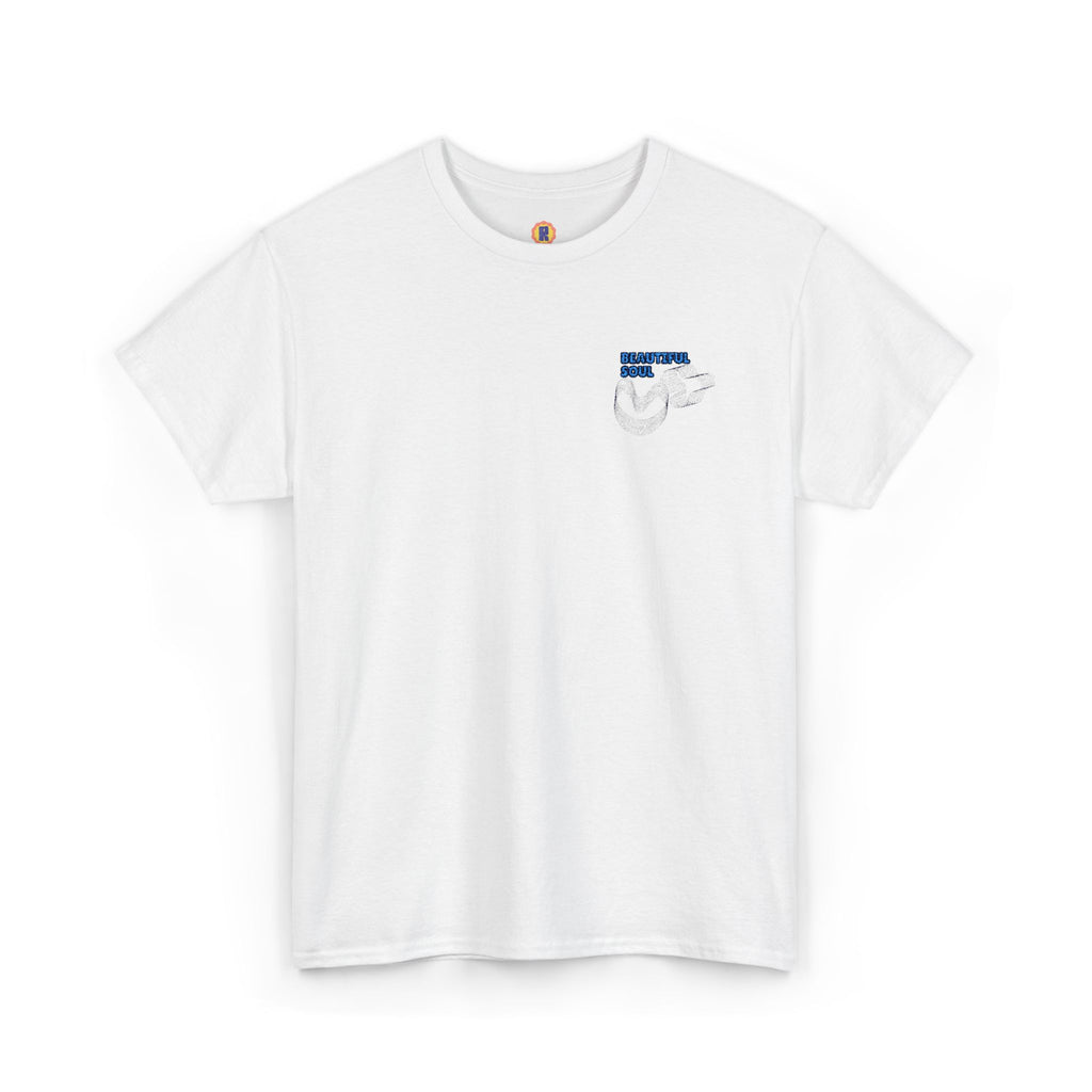 T-Shirt — Tiny Retro Ocean Wave Graphic (Chest Print)